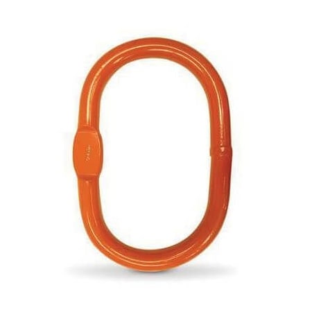 Master Link, Series HercAlloy 800, 78 In, 17300 Lb, Alloy Steel, Orange Powder Coated